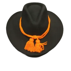 Civil War Style Hat Cord - Orange Signal