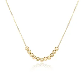 Classic Beaded Bliss 16" Gold Necklace