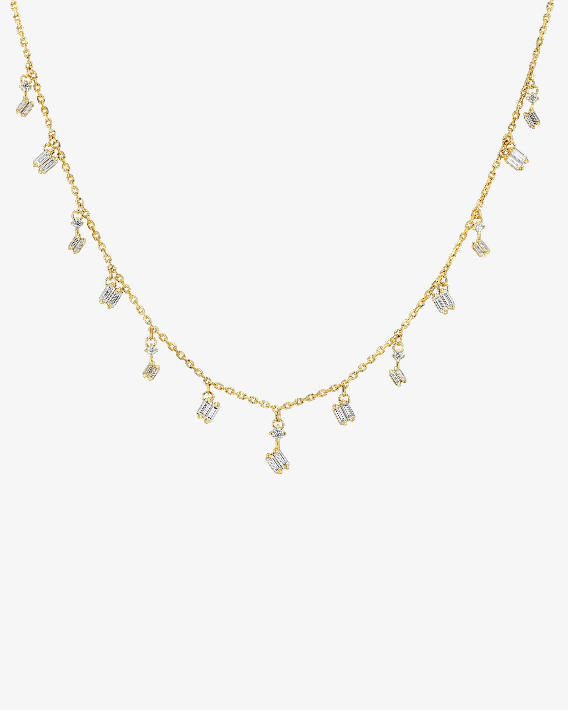 Classic Diamond Cascade Necklace