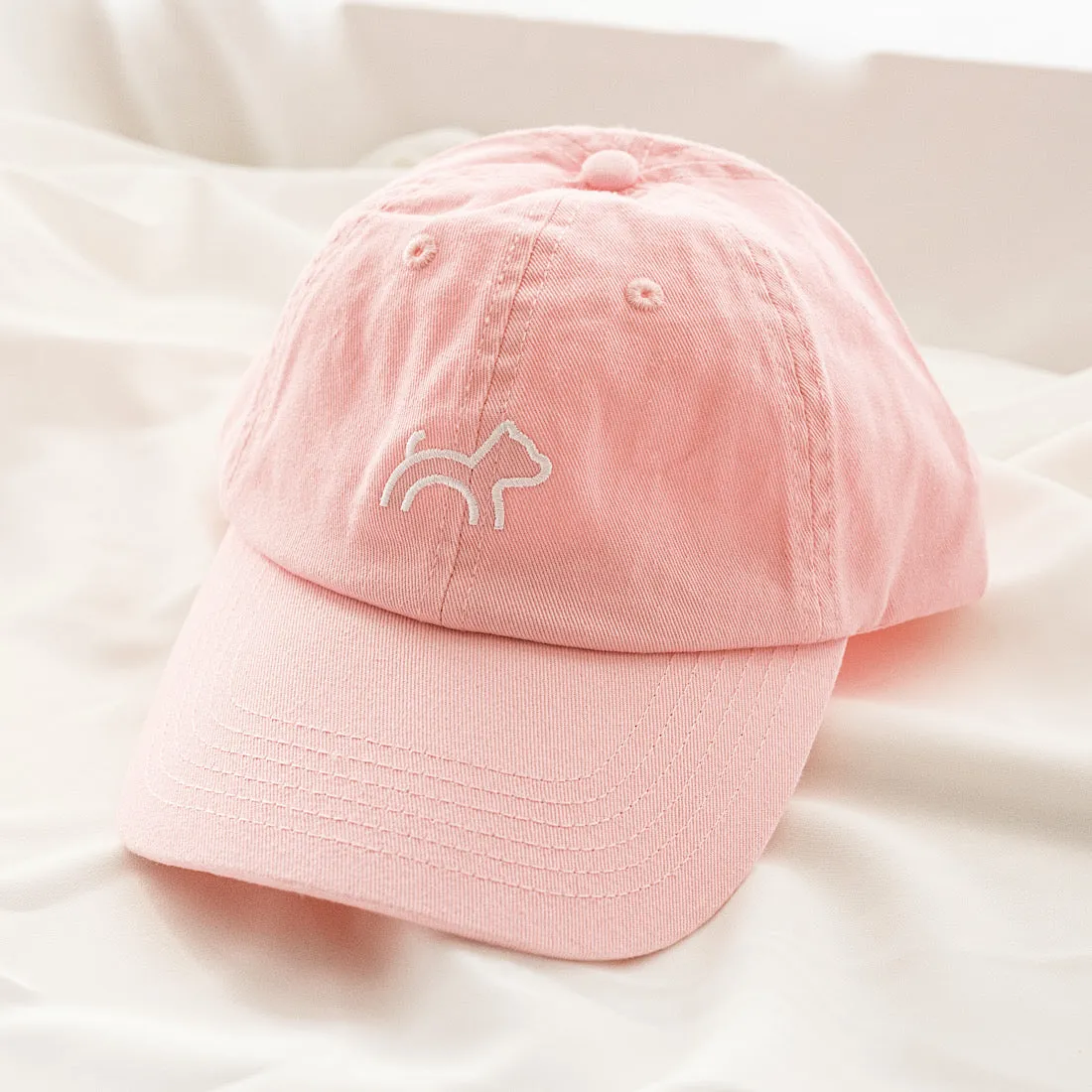 Cloud Haven Logo Baseball Cap Pink