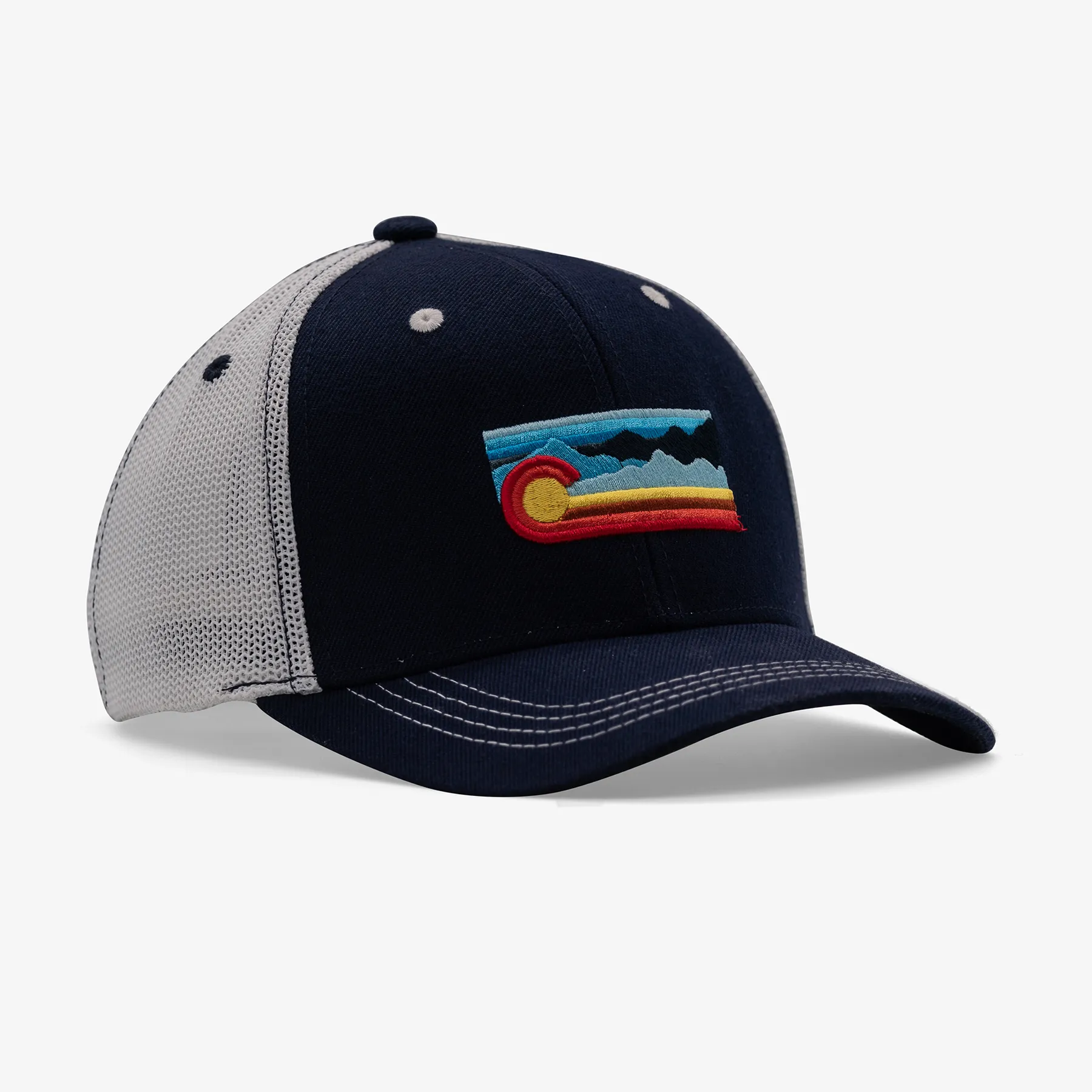 Colorado Landscape Full Flex Mesh Curved Bill Hat