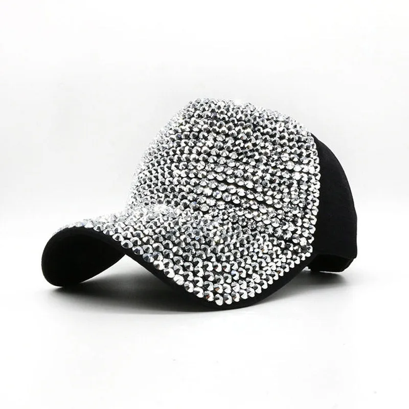 Crystal Rhinestone Sequins Baseball Cap