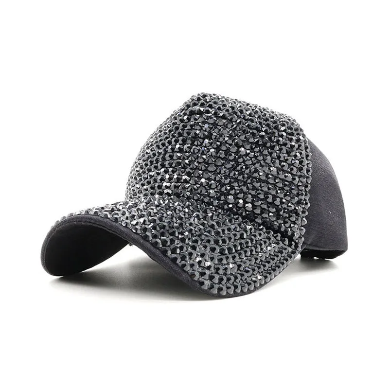 Crystal Rhinestone Sequins Baseball Cap