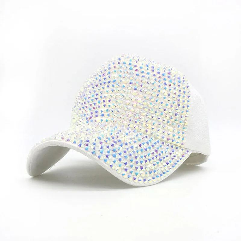 Crystal Rhinestone Sequins Baseball Cap