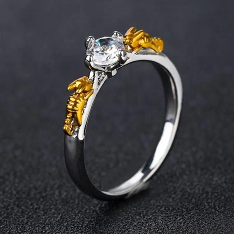 Crystal Ring Cosplay Unisex Rings Jewelry Engagement ring Gift Promise Anniversary