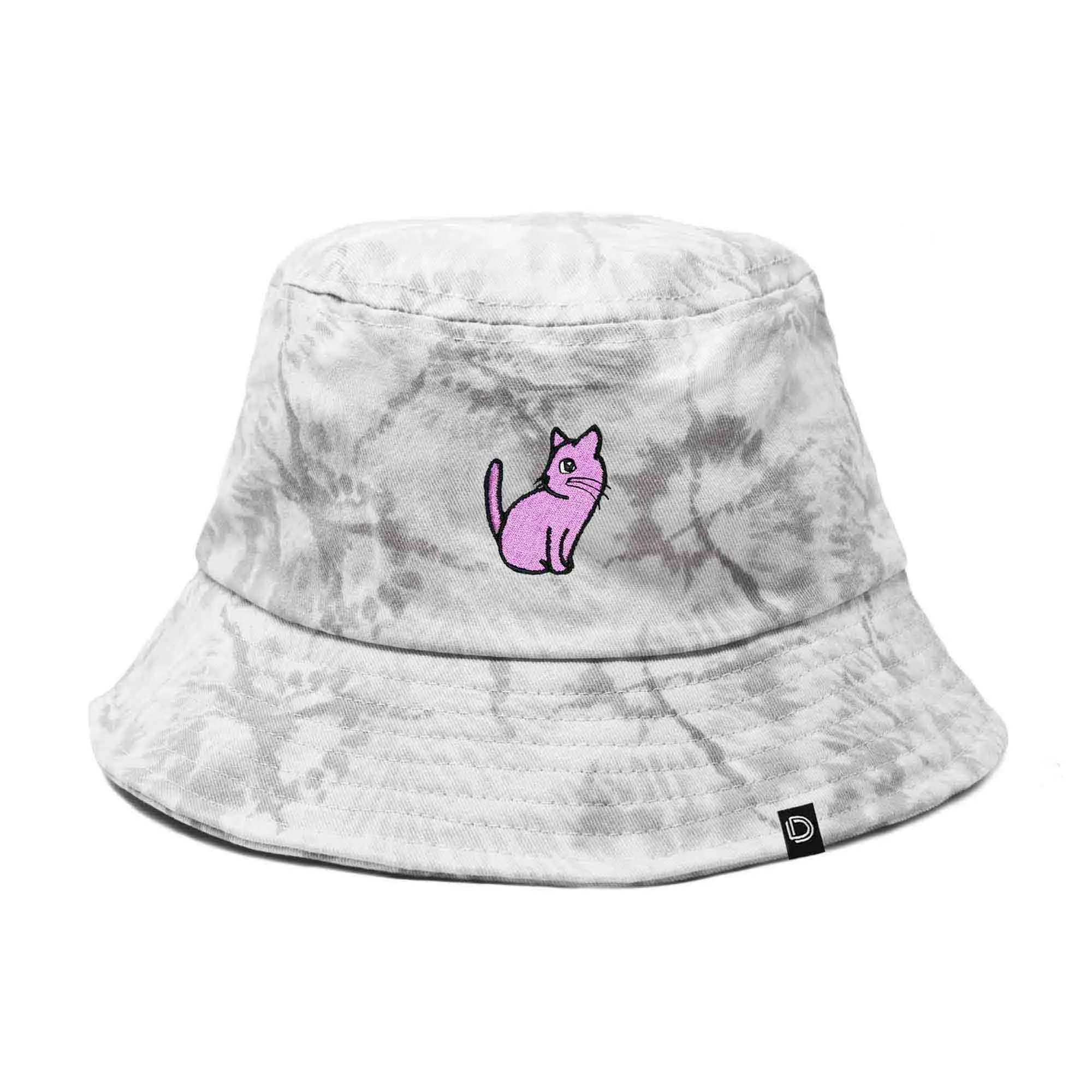 Dalix Lilac Cat Bucket Hat