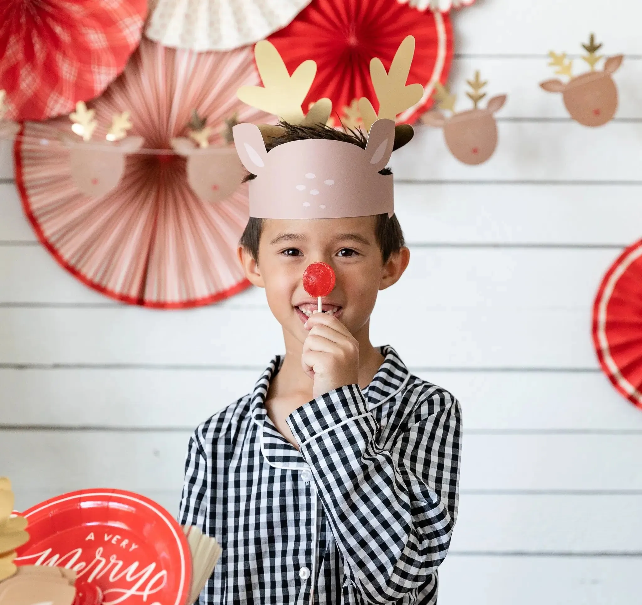 Dear Rudolph Reindeer Hats