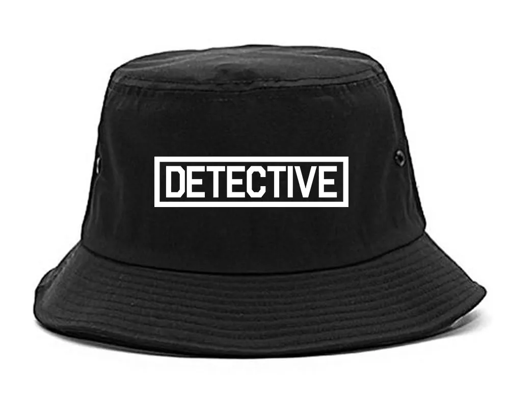 Detective Box Logo Mens Bucket Hat