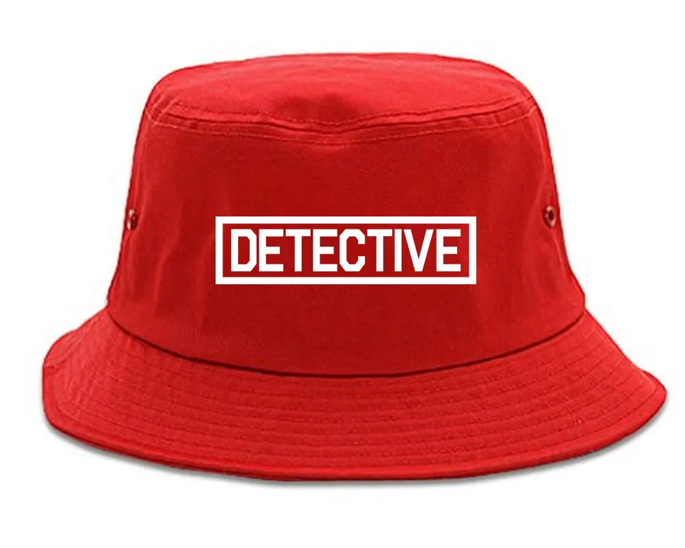 Detective Box Logo Mens Bucket Hat