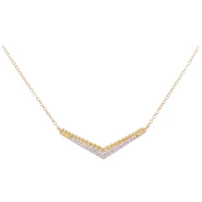 Diamond Arora Chevron Necklace