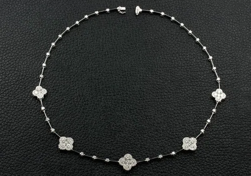 Diamond Clover Necklace