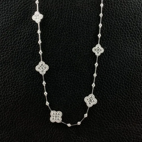 Diamond Clover Necklace