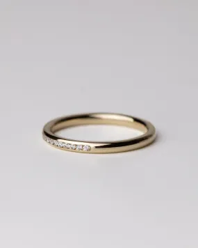 Diamond Half Eternity Court Ring