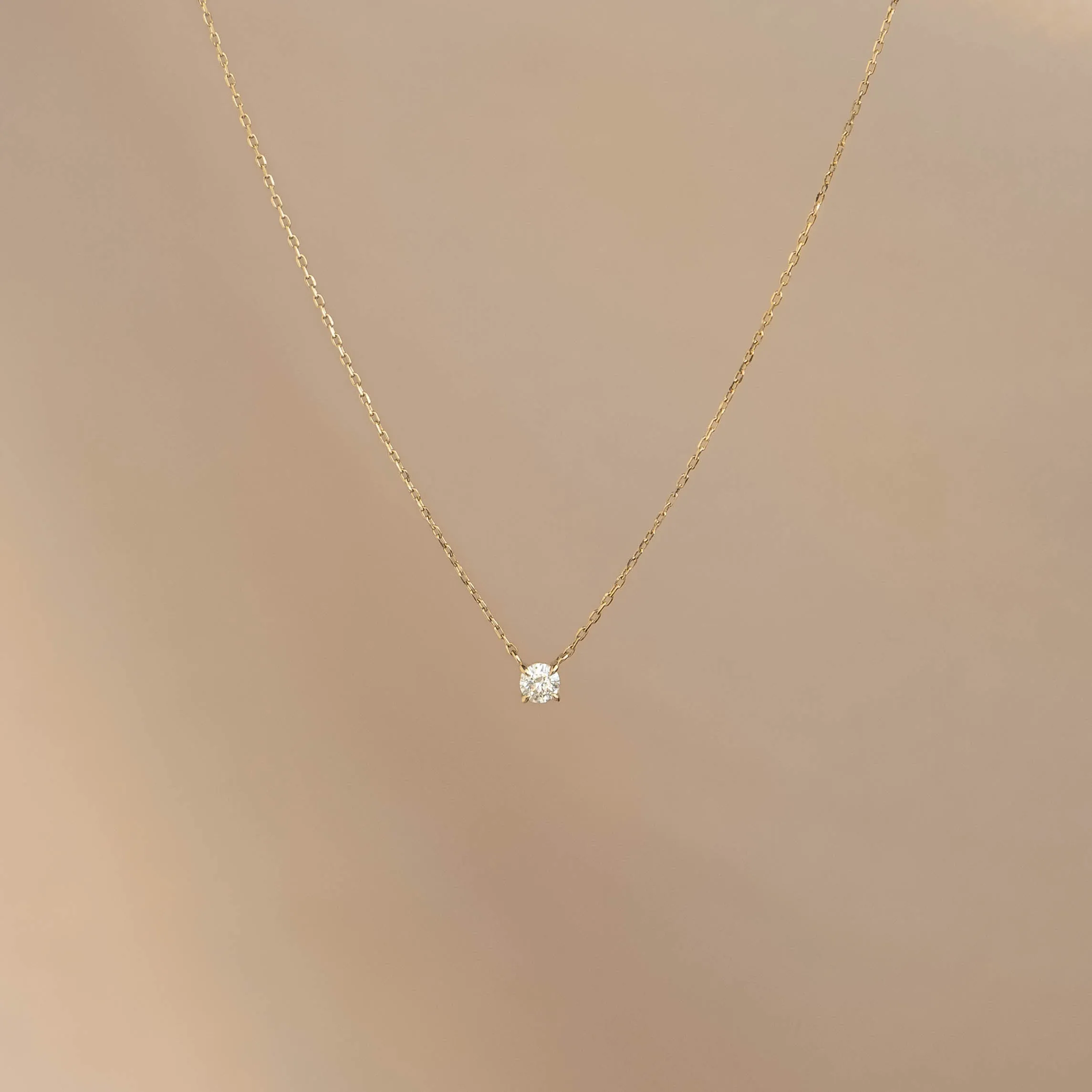 Diamond Pendant Necklace 14k Gold - Johanne