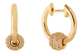 DJE310694 14K Duo Hoop Earrings