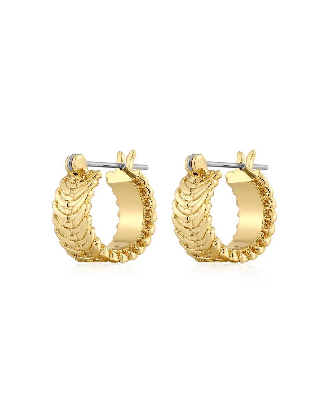 Domenico Chain Hoops- Gold