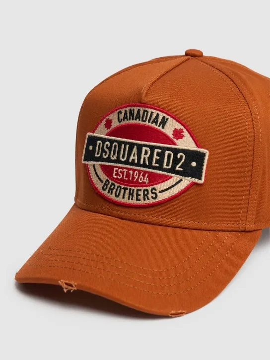 Dsquared2   Canadian Brothers cotton baseball hat 