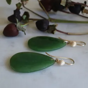 Dune Grass   Shell Jade Ruthie B. Earrings