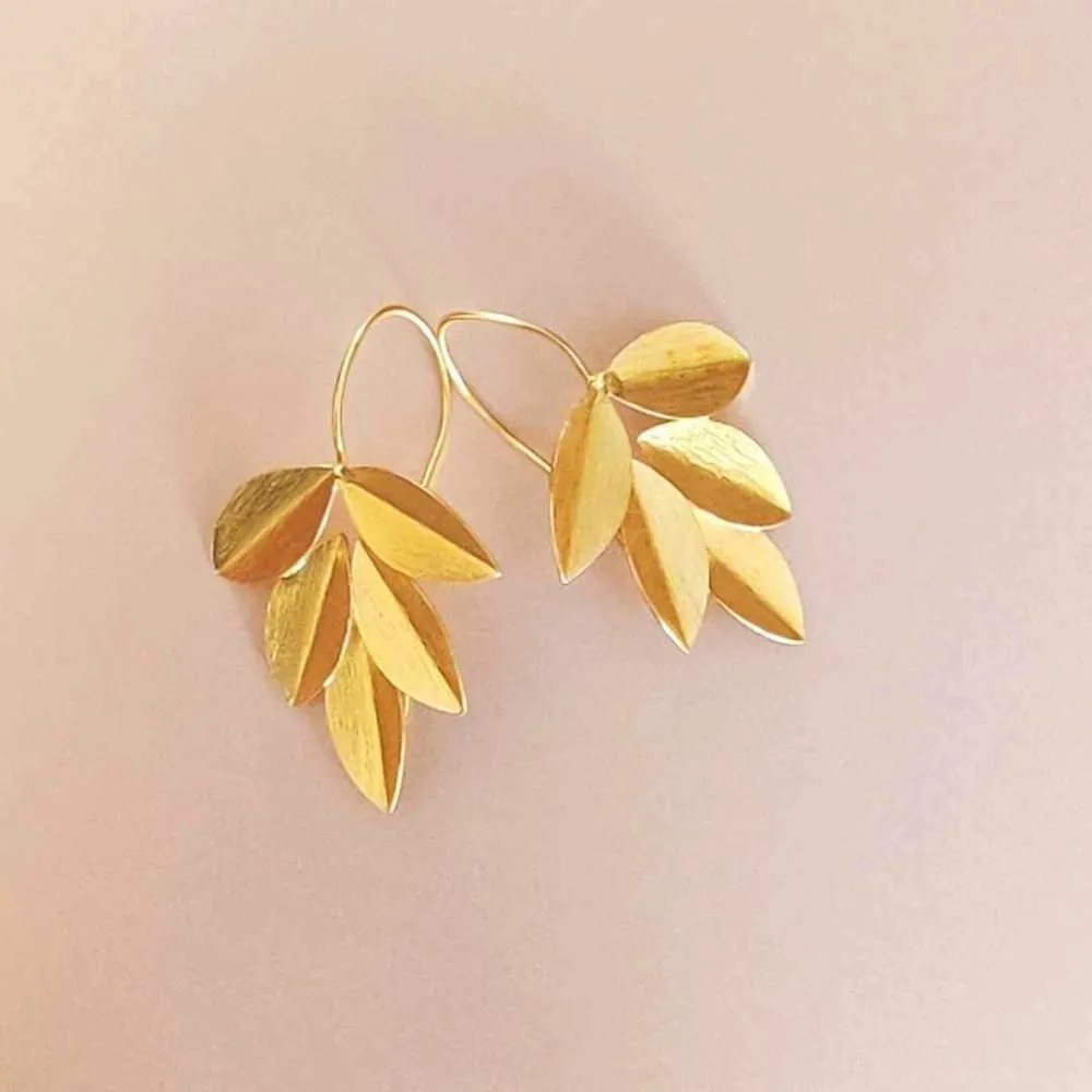 Earrings Set - Coconut Leaves