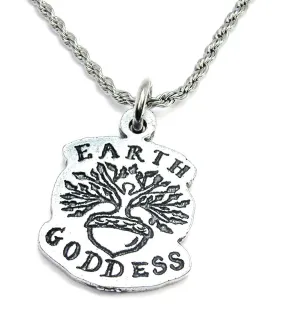 Earth Goddess Single Charm Necklace