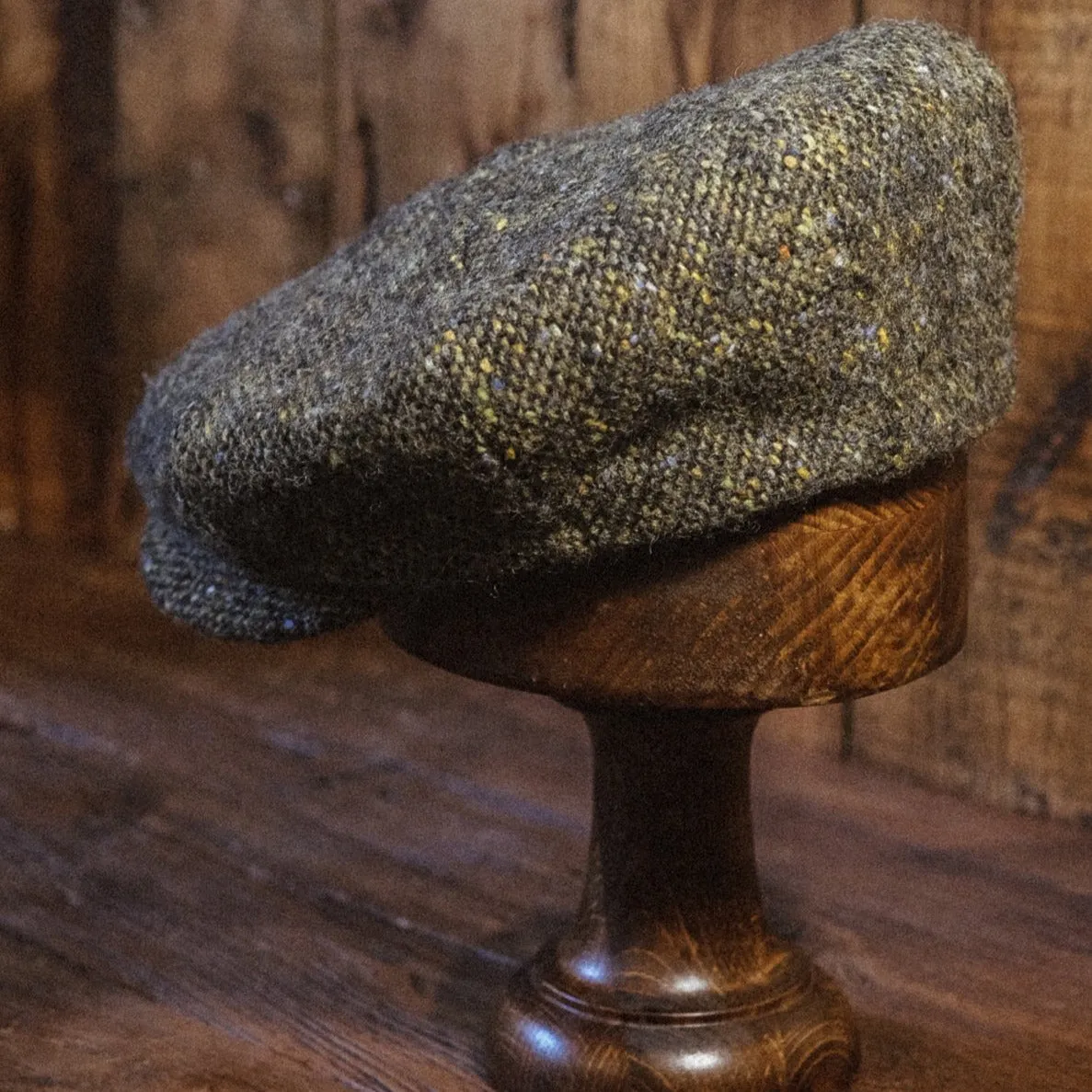 Eight Piece Fashion Brown Wool Newsboy Cap