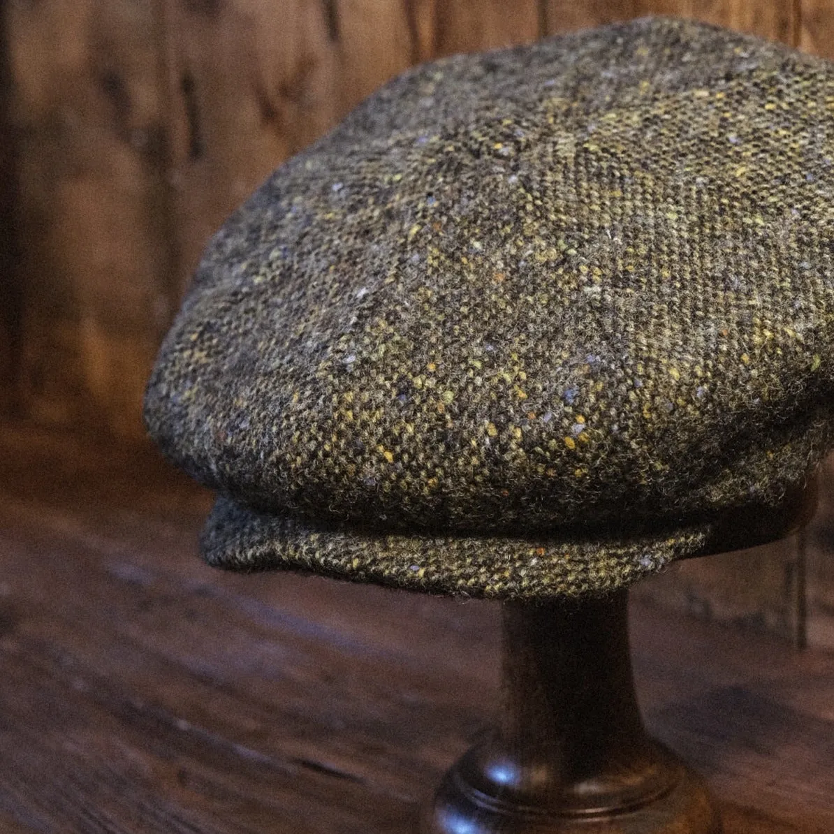 Eight Piece Fashion Brown Wool Newsboy Cap