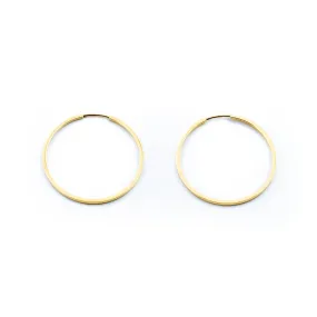 Everyday 10kt  Gold Hoops