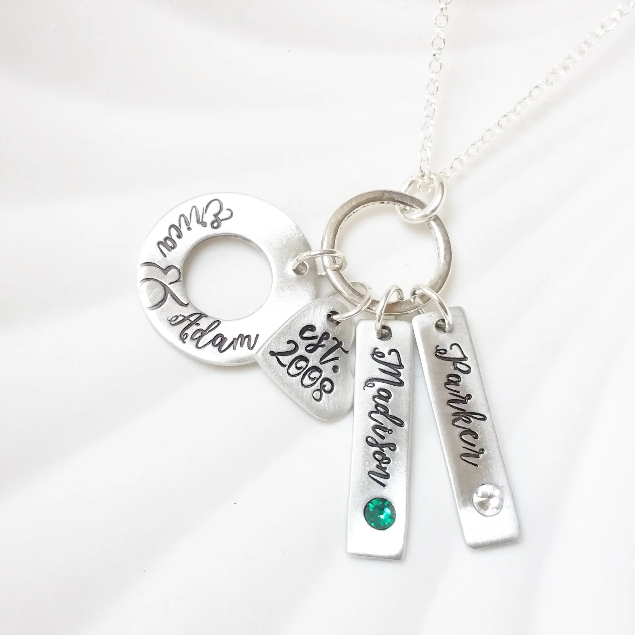 Family Necklace | Birthstone Mother's Necklace