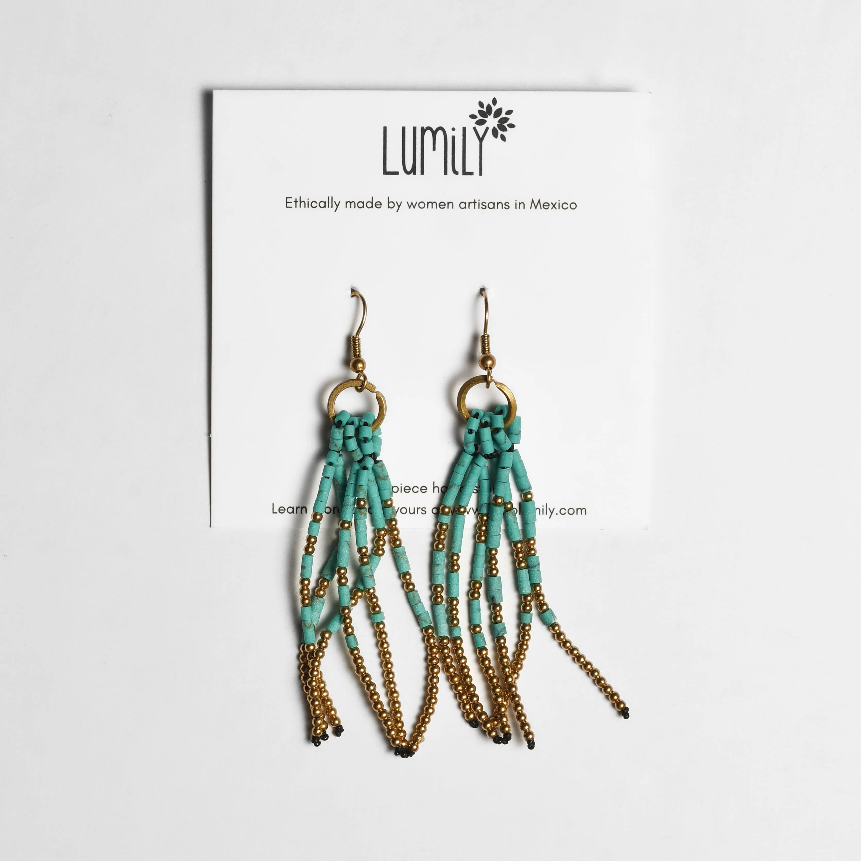 Fortune Jade Boho Tassel Earrings - Thailand