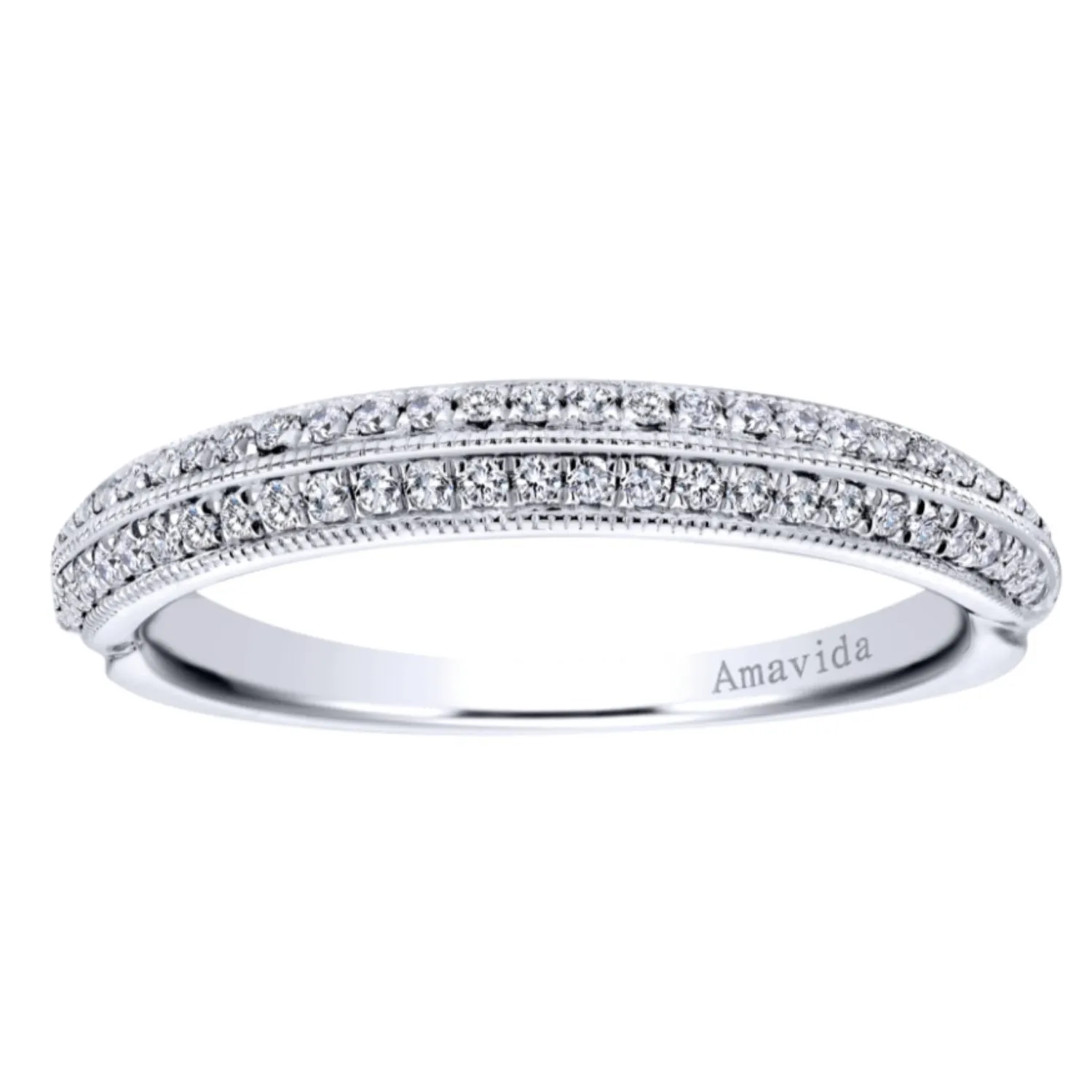 Gabriel & Co. "Georgia" Diamond Wedding Band