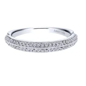 Gabriel & Co. "Georgia" Diamond Wedding Band