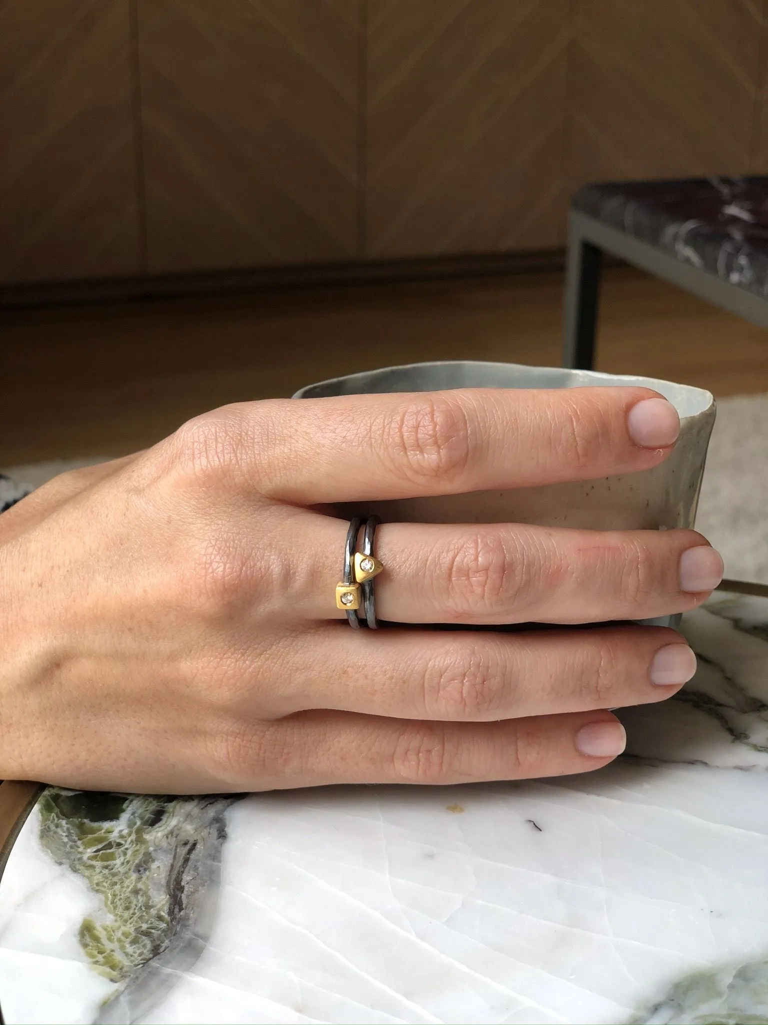 Geometry Triangle Ring