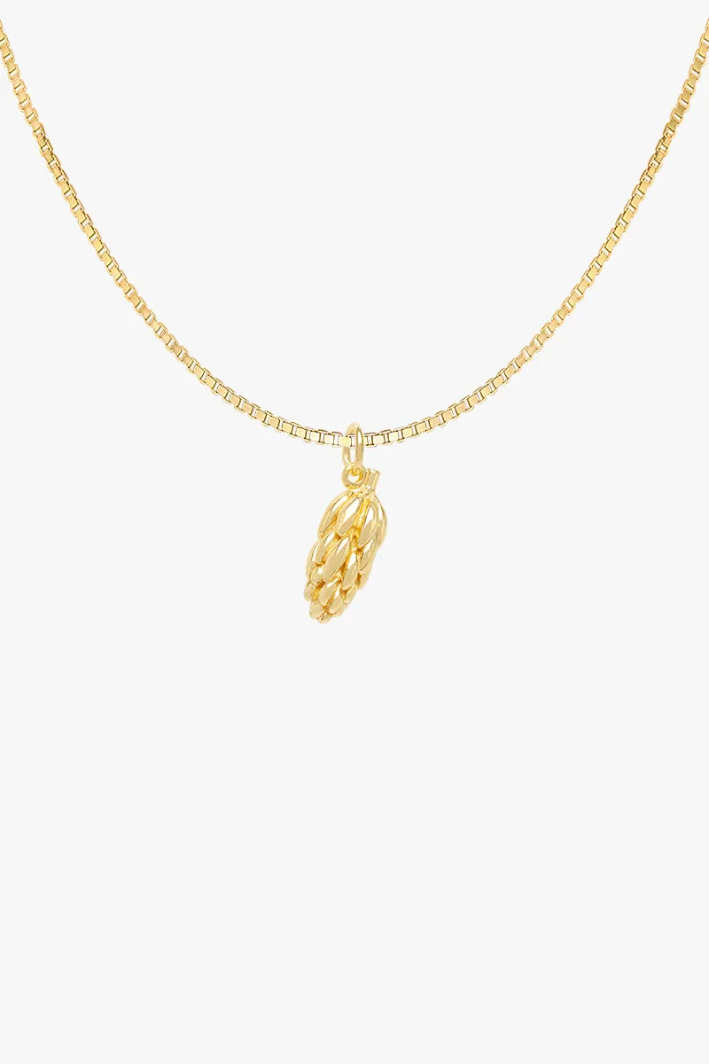 Go bananas pendant gold plated