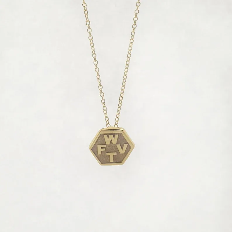 Gold Custom Initial Necklace