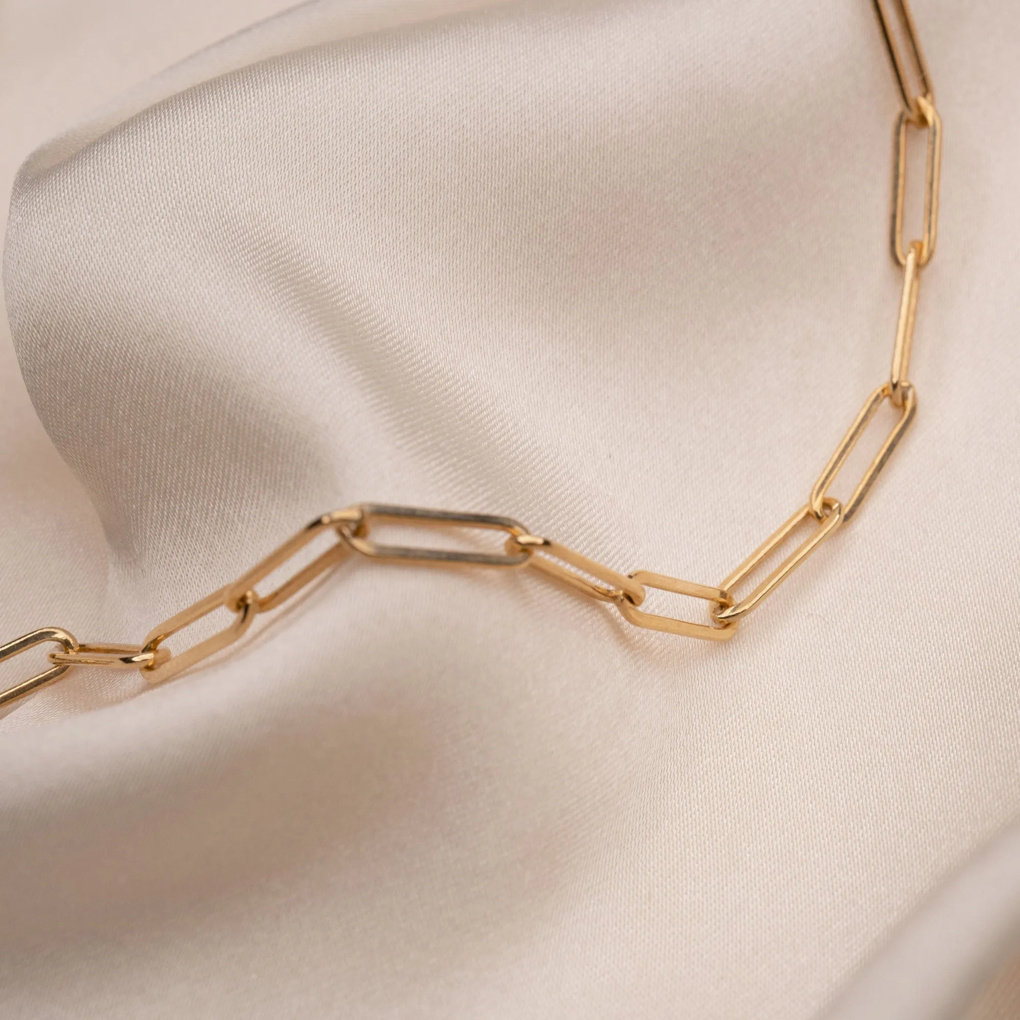 Gold Filled Rectangle XL Necklace