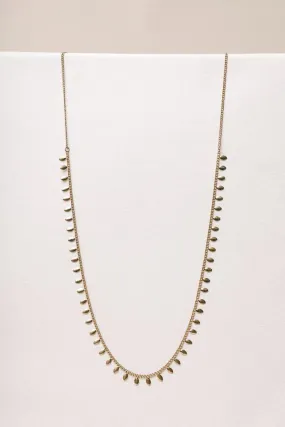 Gold Leaf Layering Necklace