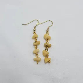 Golden Jade Earrings