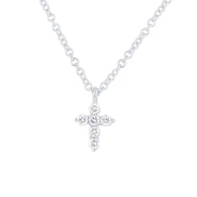 Holy Diamond Cross Necklace 1/10ct