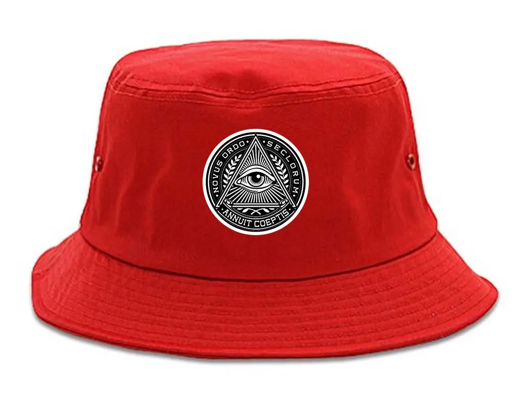 Illuminati Eye Triangle Bucket Hat