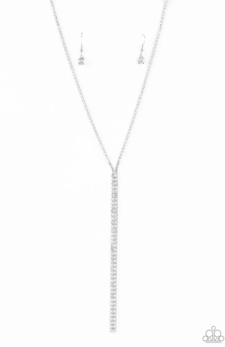 Inner STARLIGHT White Necklace - Paparazzi Accessories