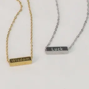 Inspiration | Gold Plated & Silver Inspirational Necklaces