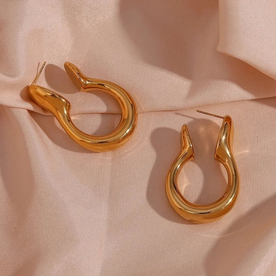 Isha Statement Hoop Earrings