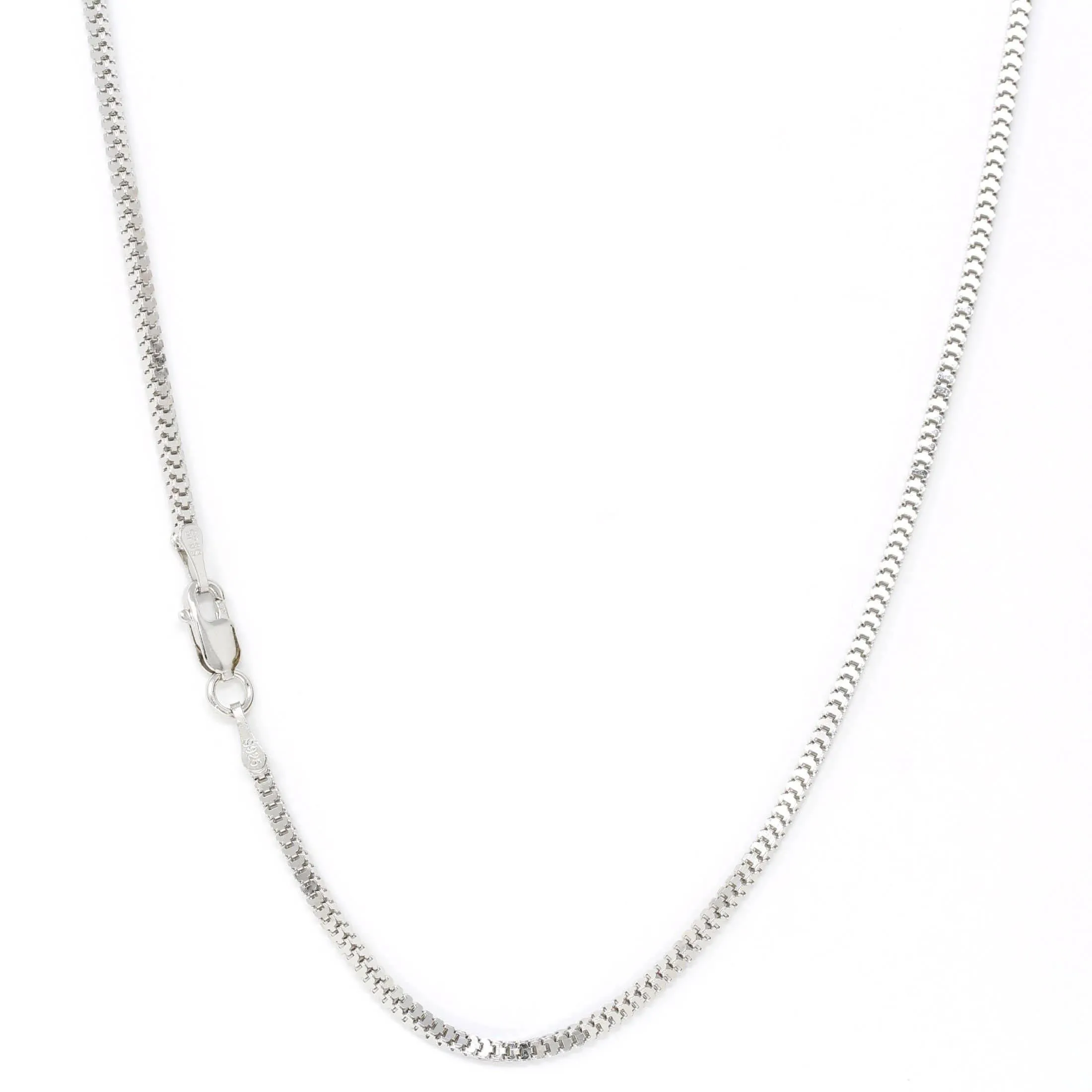 Italian Sterling Silver Box Chain 20 inch ( 1.5 mm )