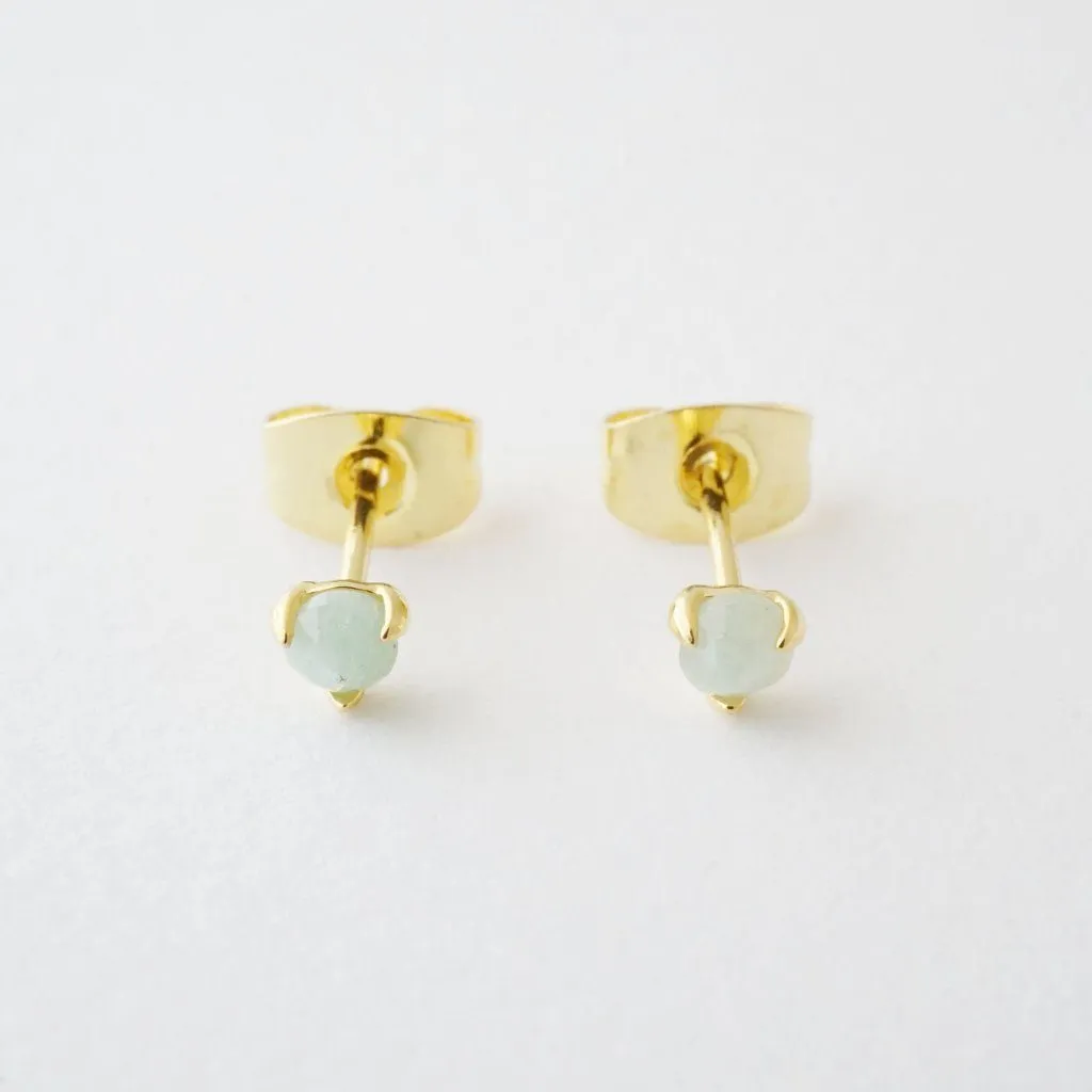 Jade Point Solitaire Studs