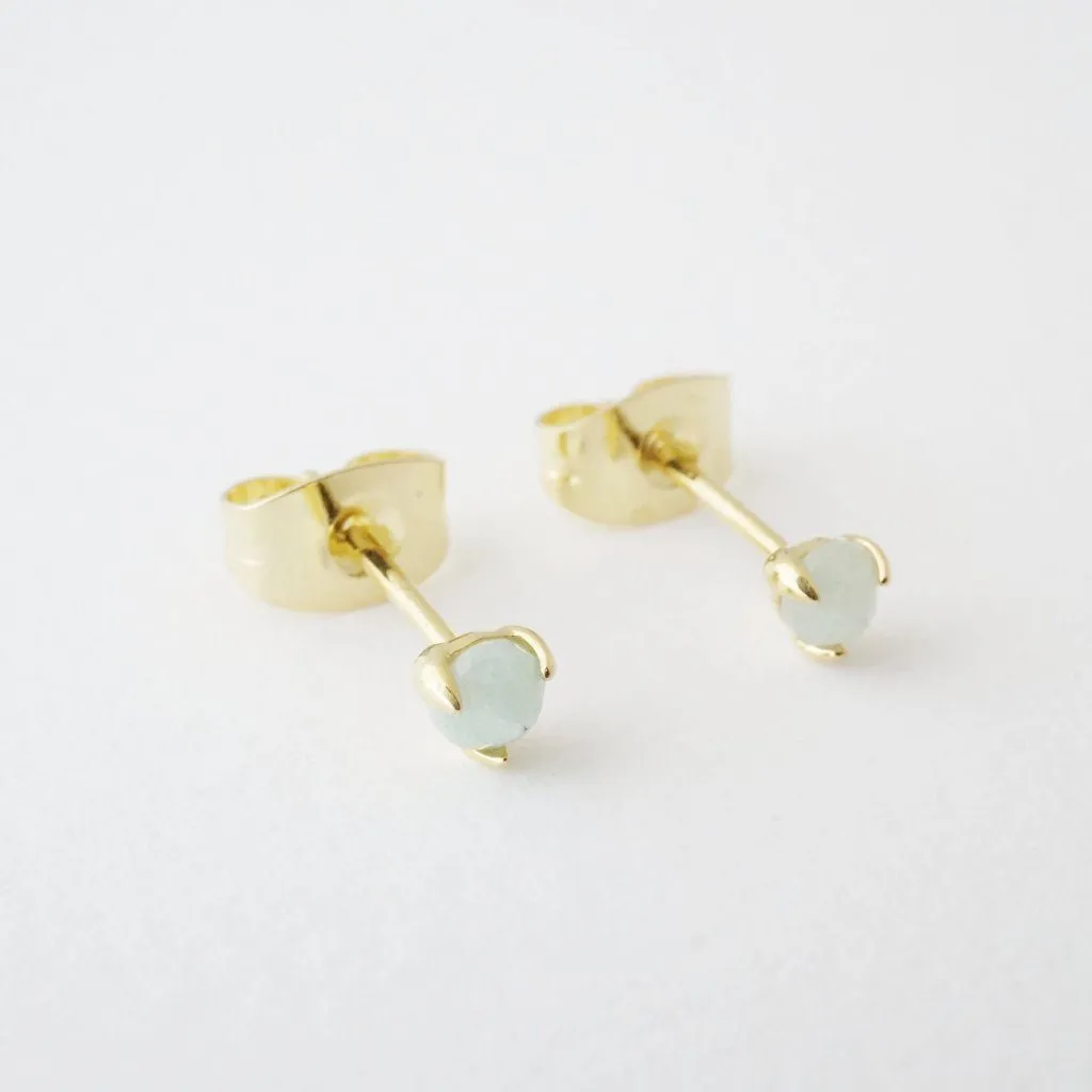 Jade Point Solitaire Studs