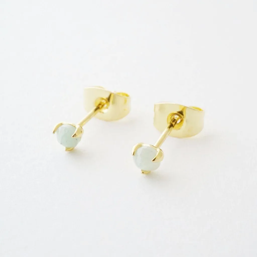 Jade Point Solitaire Studs