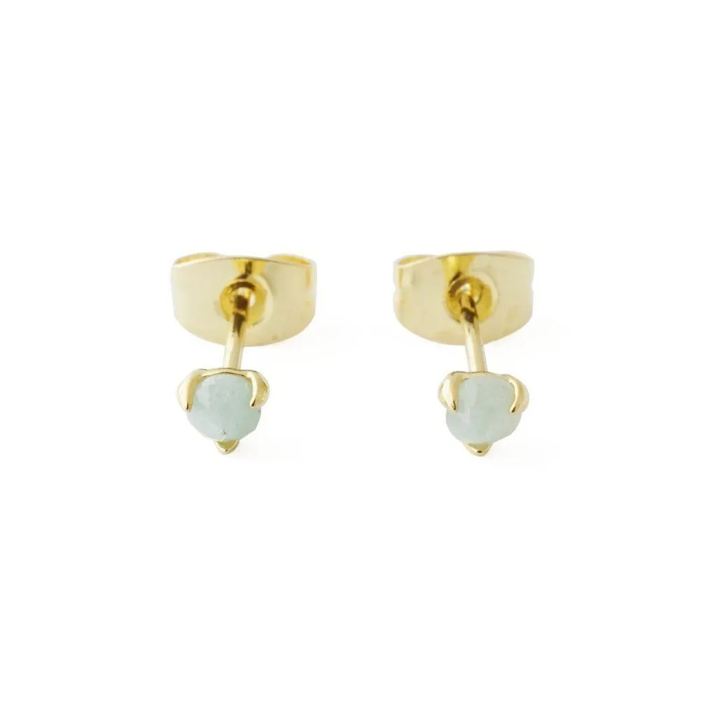 Jade Point Solitaire Studs