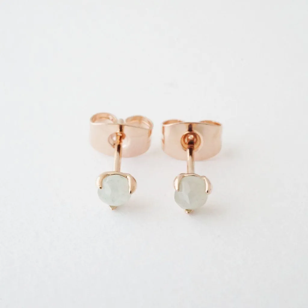 Jade Point Solitaire Studs