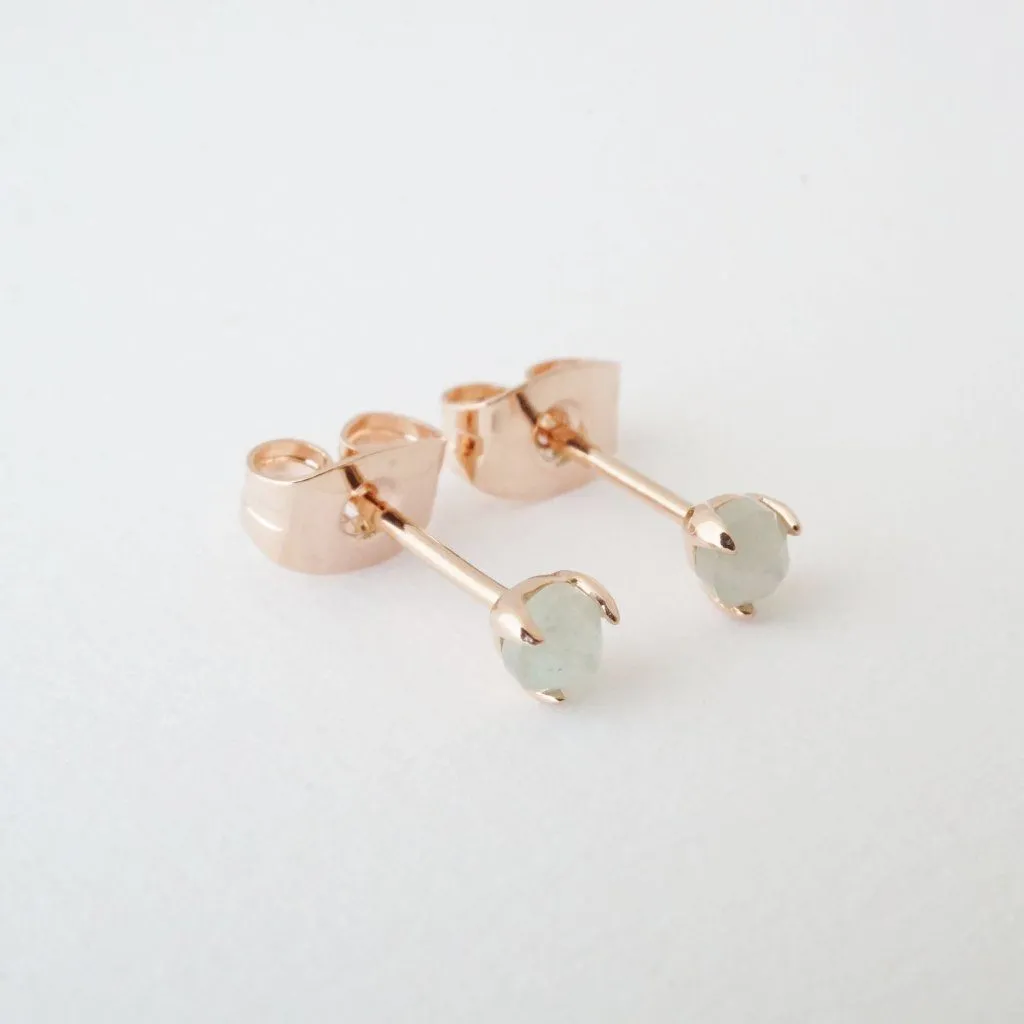 Jade Point Solitaire Studs