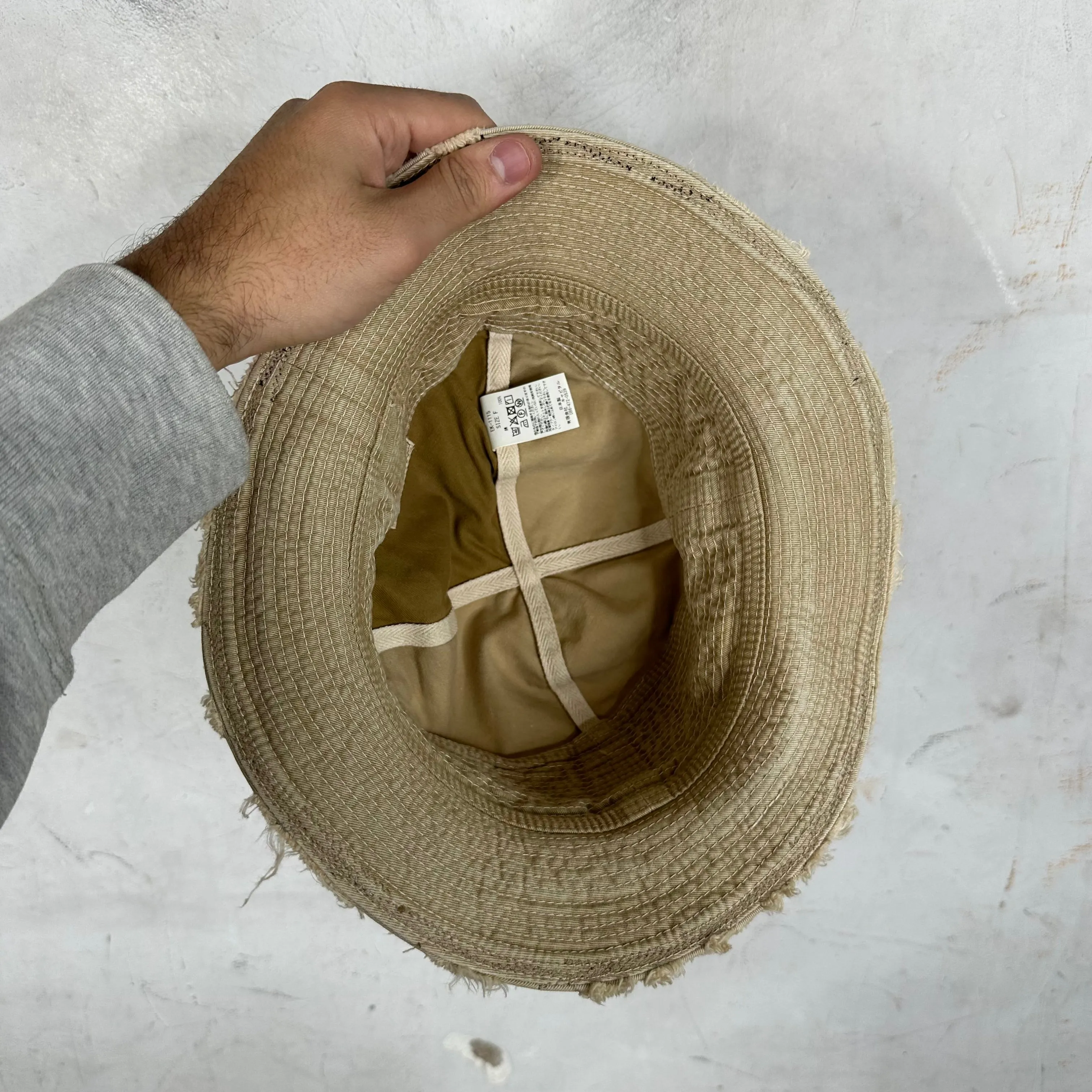 Kapital Old Man & Sea Sand Bucket Hat